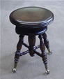 Ball and Claw Foot Piano Stool